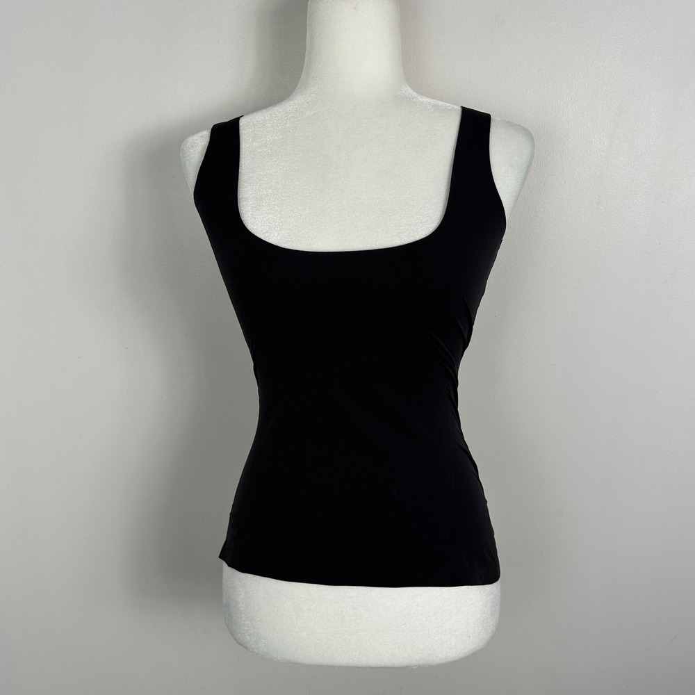 Spanx Black Open Bust Camisole Tank Top Womens Size XL Style SS3315 Shapewear